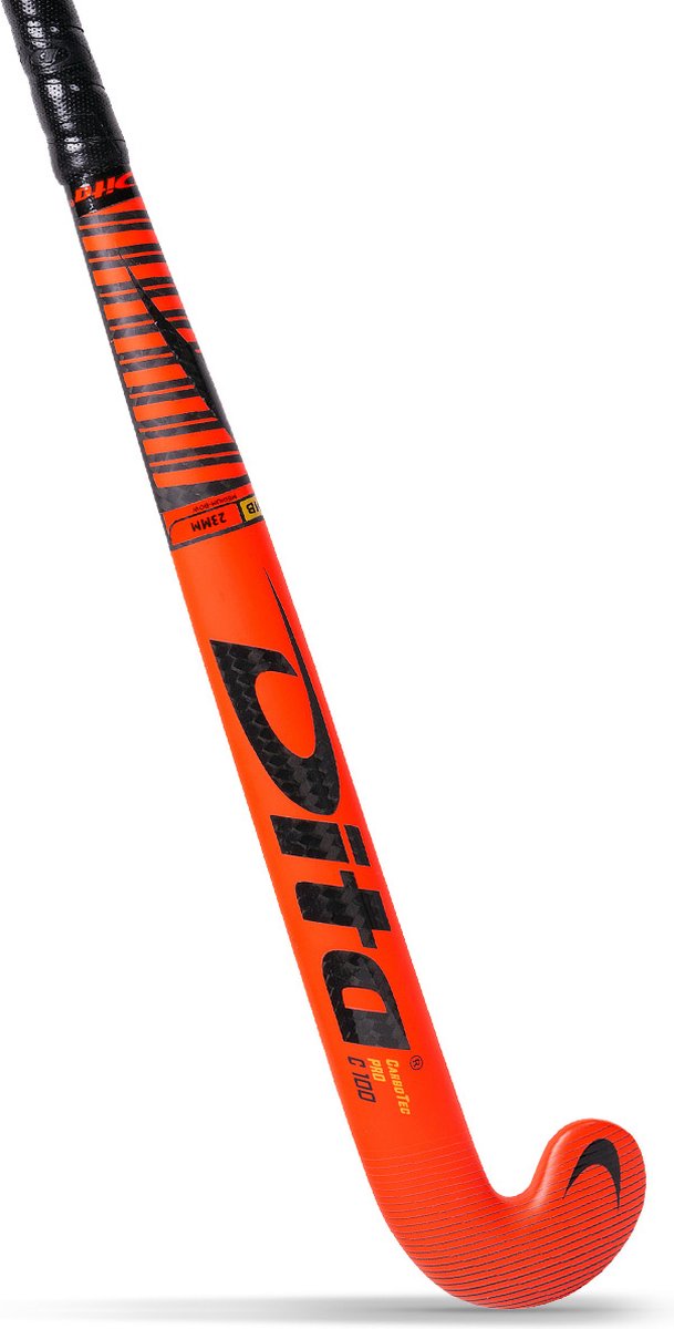 Dita CarboTec Pro C100 - X-bow – Unisex – Red/Black – 37.5” Hockeystick