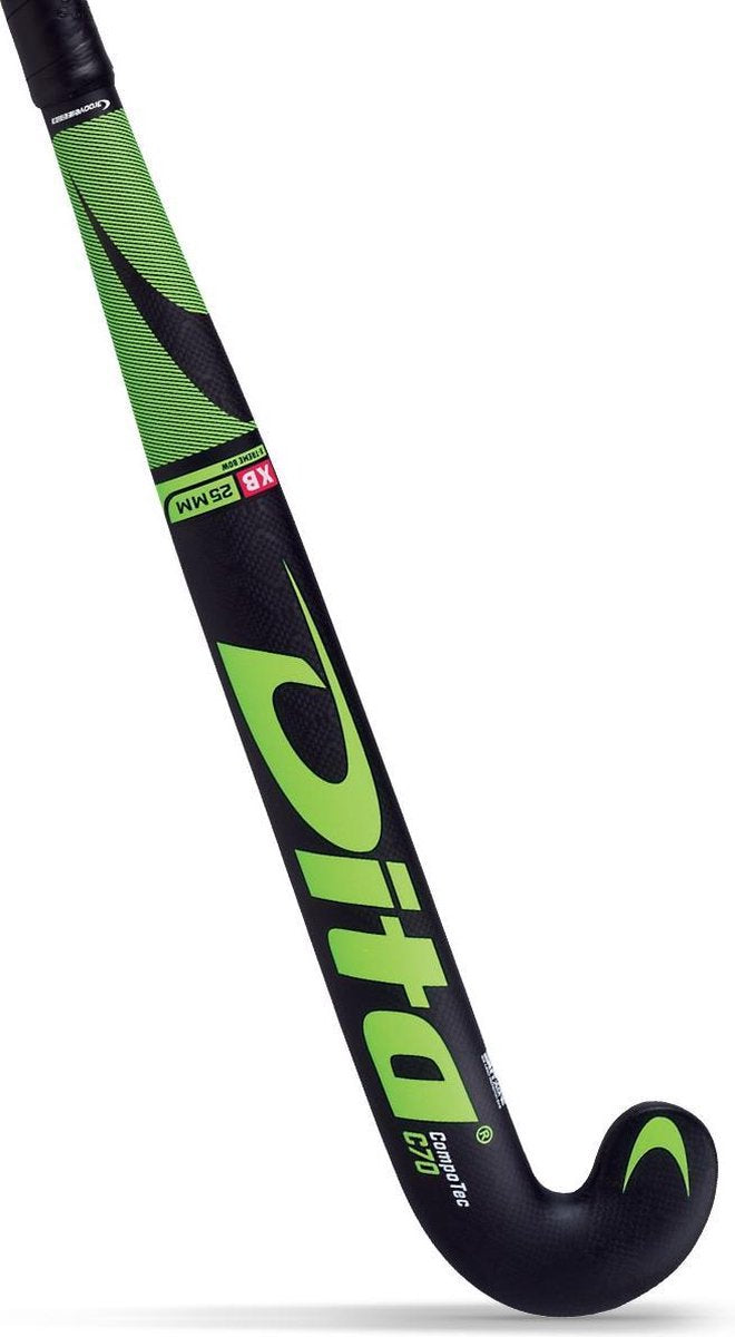 Dita CompoTec C70 X-Bow Hockey Stick – 36.5" Light – Black