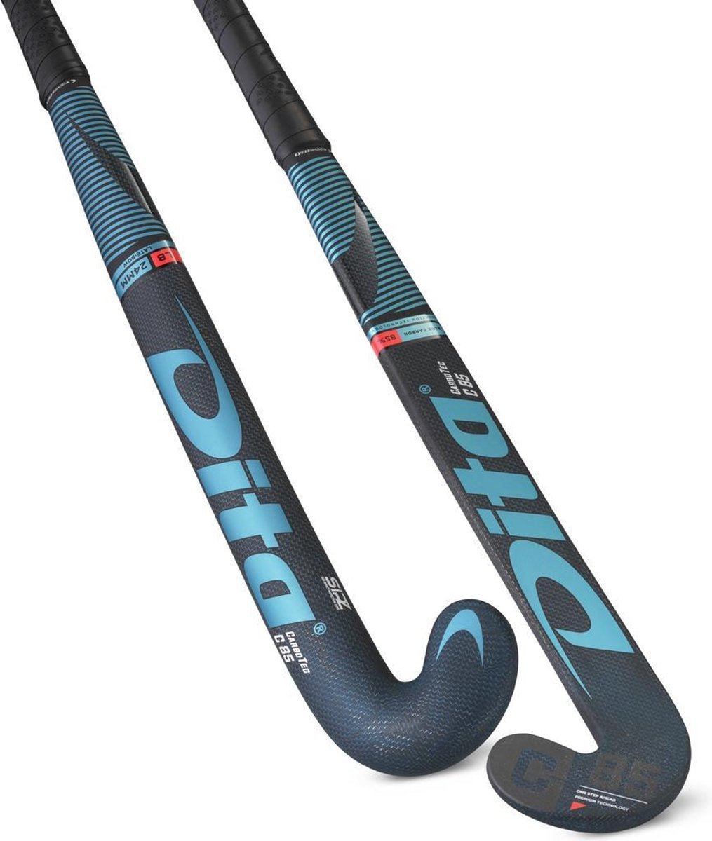 Dita CarboTec C85 L-Bow Hockeystick Unisex - Blue/Black