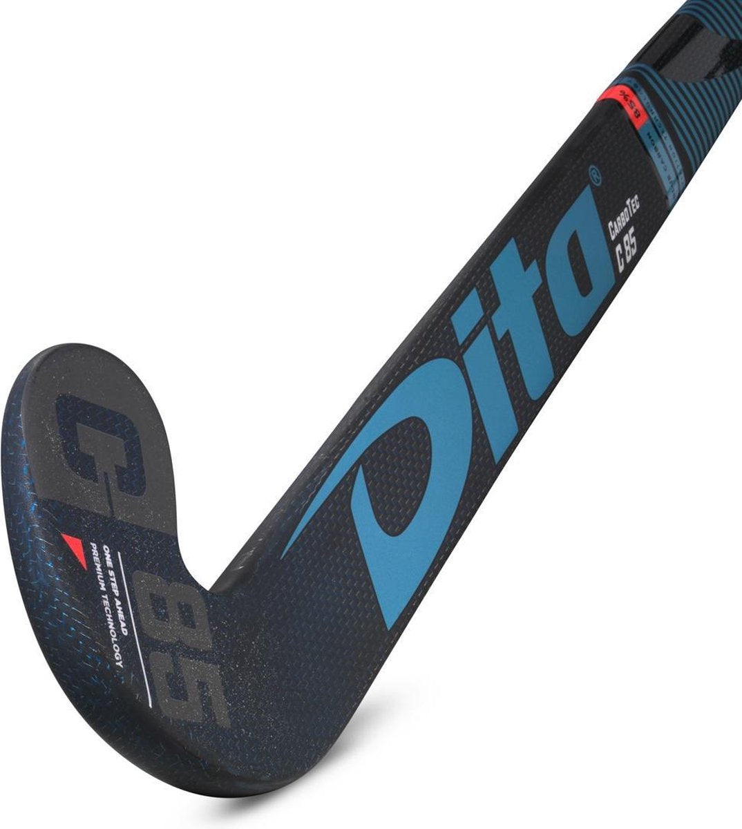 Dita CarboTec C85 L-Bow Hockeystick Unisex - Blue/Black