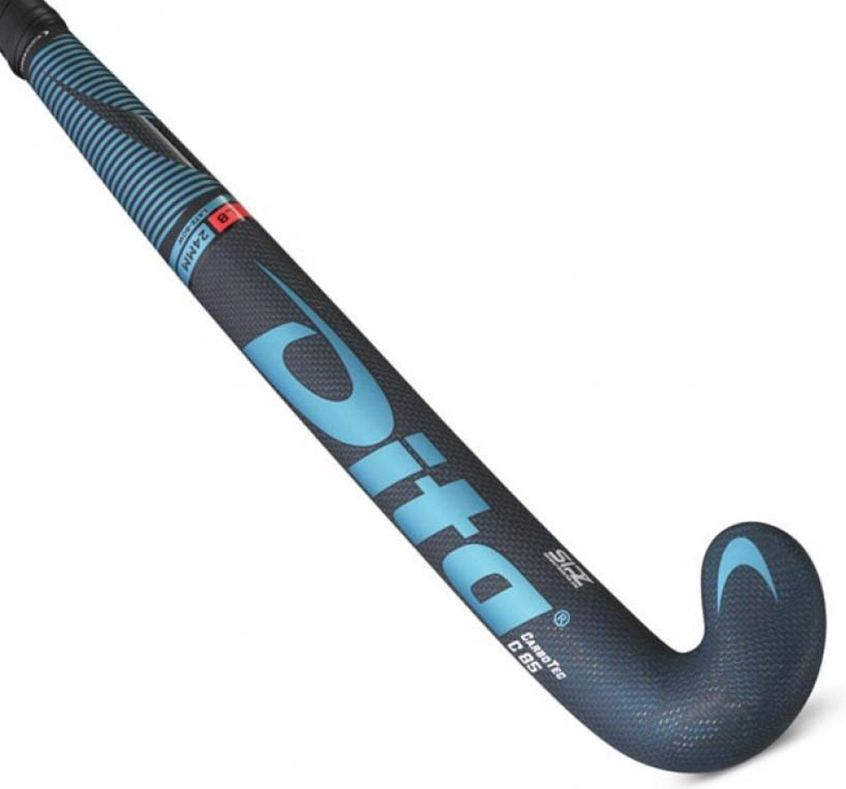 Dita CarboTec C85 L-Bow Hockeystick Unisex - Blue/Black
