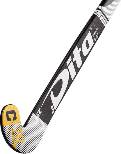 Dita CompoTec C70 3D LowBow Hockeystick – Black/White